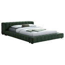  Coaster Furniture Trinity 306120F Upholstered Full Platform Bed - Green IMAGE 2