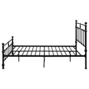  Coaster Furniture Novak 316001Q 48-inch Metal Queen Open Frame Bed - Matte Black IMAGE 4