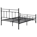  Coaster Furniture Novak 316001Q 48-inch Metal Queen Open Frame Bed - Matte Black IMAGE 6