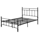  Coaster Furniture Novak 316001F 48-inch Metal Full Open Frame Bed - Matte Black IMAGE 3