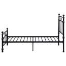  Coaster Furniture Novak 316001T 48-inch Metal Twin Open Frame Bed - Matte Black IMAGE 4
