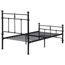  Coaster Furniture Novak 316001T 48-inch Metal Twin Open Frame Bed - Matte Black IMAGE 6