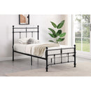  Coaster Furniture Novak 316001T 48-inch Metal Twin Open Frame Bed - Matte Black IMAGE 8