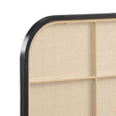 Coaster Furniture Amherst 360351T Radio Weave Rattan Metal Full Bed - Black IMAGE 9
