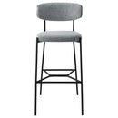  Coaster Furniture Elison 182647 Pub Height Bar Stool - Grey IMAGE 2