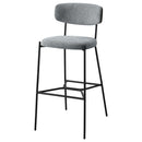  Coaster Furniture Elison 182647 Pub Height Bar Stool - Grey IMAGE 3