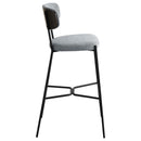  Coaster Furniture Elison 182647 Pub Height Bar Stool - Grey IMAGE 7