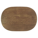  Coaster Furniture Fletcher 930029 Oval Solid Mango Wood Accent Side Table - Brown IMAGE 10