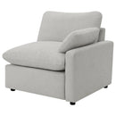  Coaster Furniture Collins 609561P Modular Power Sofa - Grey IMAGE 6