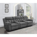  Coaster Furniture Bahrain 609541PT 5-piece Power Home Theater Seating - Charcoal IMAGE 1