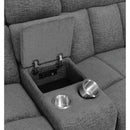  Coaster Furniture Bahrain 609540 6 pc Modular Reclining Sectional Sofa - Charcoal IMAGE 10