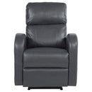  Coaster Furniture Grant 601499P Upholstered Power Recliner Chair - Grey IMAGE 4