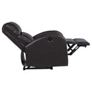  Coaster Furniture Grant 601500P Upholstered Power Recliner Chair - Brown IMAGE 6