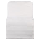  Coaster Furniture Drayton 907525 Upholstered Curved Armless Accent Chair - Ivory IMAGE 2