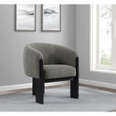  Coaster Furniture Valdez 903166 Boucle Upholstered Barrel Back Accent Chair - Brown IMAGE 9