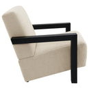  Coaster Furniture Fitzroy 903095 Boucle Upholstered Accent Arm Chair - Latte IMAGE 7