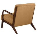  Coaster Furniture Foster 902271 Upholstered Wood Frame Accent Chair - Honey IMAGE 5