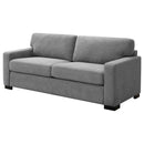  Coaster Furniture Simpson 360050 Upholstered Sofa Sleeper with Queen Mattress - Grey IMAGE 4
