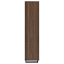  Coaster Furniture Maddox 801863 71-inch 3-shelf Cabinet Bookcase - Walnut IMAGE 9