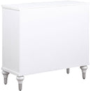  Coaster Furniture Cardella 950411 2-door Mandala Accent Cabinet - Distressed White IMAGE 6