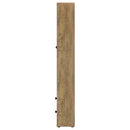  Coaster Furniture Hawthorne 953479 4-shelf Glass Door Tall Cabinet with Drawers - Mango IMAGE 5