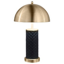  Coaster Furniture Ferris 920228 23-inch Dome Quilted Table Lamp - Black IMAGE 1