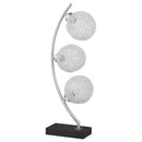  Coaster Furniture Claudia 920233 30-inch Woven Spherical Metal Table Lamp - Black IMAGE 2