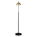  Coaster Furniture Gloria 920059 74-inch Arched Dome Shade Metal Floor Lamp - Black IMAGE 2