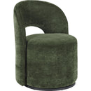  Coaster Furniture Harjo 907530 Velvet Upholstered Swivel Accent Chair - Olive Green IMAGE 1