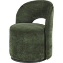  Coaster Furniture Harjo 907530 Velvet Upholstered Swivel Accent Chair - Olive Green IMAGE 4