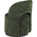  Coaster Furniture Harjo 907530 Velvet Upholstered Swivel Accent Chair - Olive Green IMAGE 6