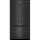  Whirlpool 36-inch, 31 cu. ft. Freestanding French 3-Door Refrigerator with Interior Ice Maker WRFF3136SB IMAGE 1