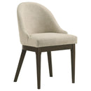  Coaster Furniture Reseda 193672 Set of 2 Upholstered Dining Side Chair - Beige IMAGE 3