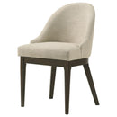  Coaster Furniture Reseda 193672 Set of 2 Upholstered Dining Side Chair - Beige IMAGE 5
