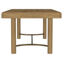  Coaster Furniture Arini 108931 104-inch Extension Leaf Dining Table - Sand Wash IMAGE 8
