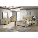  Coaster Furniture Oakglen 225101Q 55-inch Queen Panel Bed - Weathered Oak IMAGE 8