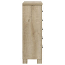  Coaster Furniture Oakglen 225105 5-drawer Chest - Weathered Oak IMAGE 9