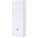  Coaster Furniture Laughlin 724114 3-shelf Engineered Wood Media Tower - White IMAGE 9