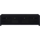  Coaster Furniture Jupiter 736303-SET 3-piece Entertainment Center 79-inch TV Stand - Black IMAGE 5
