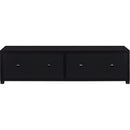  Coaster Furniture Jupiter 736303-SET 3-piece Entertainment Center 79-inch TV Stand - Black IMAGE 8