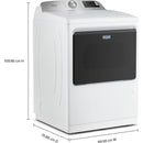  Maytag 7.4 cu. ft. Electric Dryer with Pet Pro Option YMED7205RW IMAGE 6