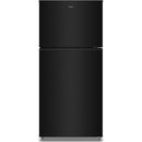  Whirlpool 29.5-inch, 19 Cu. Ft. Top Freezer Refrigerator with Total Coverage Cooling WRTX5419SB IMAGE 1