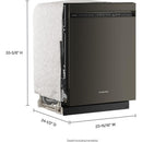  KitchenAid 24-inch Built-in Dishwasher with Third Level Jet Rack KDFS324SBE IMAGE 6
