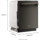  KitchenAid 24-inch Built-in Dishwasher with Third Level Jet Rack KDTS324SBE IMAGE 8