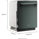  KitchenAid 24-inch Built-in Dishwasher with Third Level Jet Rack KDTS324SJP IMAGE 10