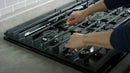  KitchenAid 36-inch Built-in Electric Cooktop with Even-Heat™ Ultra Power™ Element KCES556HBL EXTERNAL_VIDEO 2