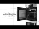  Bosch 30-inch, 4.6 cu. ft. Built-in Single Wall Oven with Convection HBLP451RUC EXTERNAL_VIDEO 2