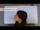  Malouf Shoulder Zoned Dough® + Peppermint Queen Bed Pillow ZZQQSCMPASZP EXTERNAL_VIDEO 1