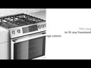  Bosch 30-inch Slide-In Dual Fuel Range with 11 Specialized Cooking Modes HDI8056C EXTERNAL_VIDEO 1